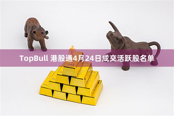 TopBull 港股通4月24日成交活跃股名单