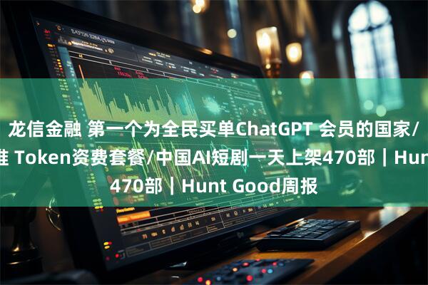 龙信金融 第一个为全民买单ChatGPT 会员的国家/上海电信首推 Token资费套餐/中国AI短剧一天上架470部｜Hunt Good周报