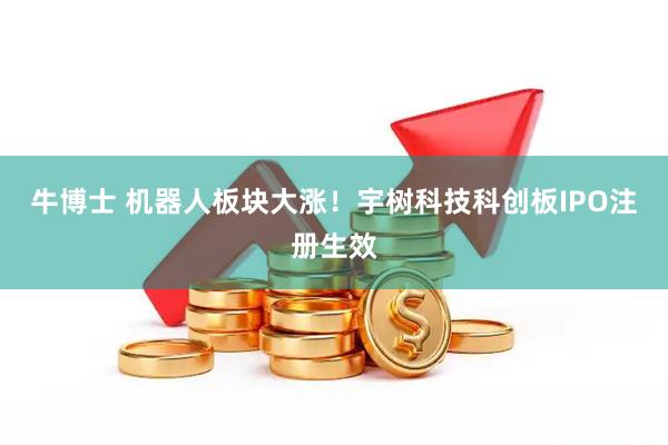 牛博士 机器人板块大涨！宇树科技科创板IPO注册生效