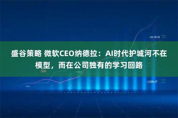 盛谷策略 微软CEO纳德拉：AI时代护城河不在模型，而在公司独有的学习回路